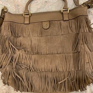 Tory Burch Suede Tote/Cross body